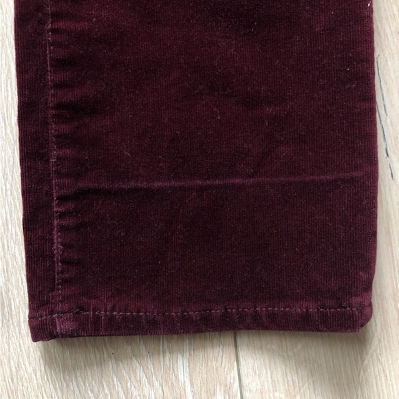 Lauren Ralph Lauren Burgundy Corduroy Premier Straight Pants Size 6P - Picture 9 of 16